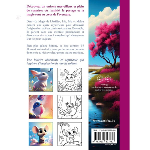 Les aventures de Léo, Mia et Malou: La Magie de l'Artiféa - Livre broché - Image 4